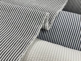 【現品限り特価】Exclusive collection 西脇産先染サッカーストライプ_拡大イメージ