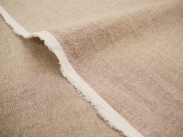 先染めワッシャー エコシャンブレー無地モカ