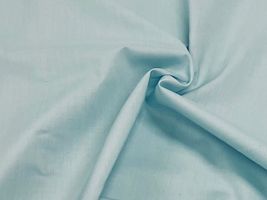 240本打ち込みの高密度80ローン無地ライトブルー