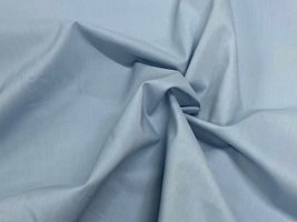 240本打ち込みの高密度80ローン無地スモークブルー