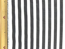 【現品限り特価】さらりとした先染めストライプブラック