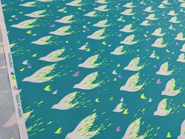 NEON羽ばたく鳥のオックスプリント_拡大イメージ