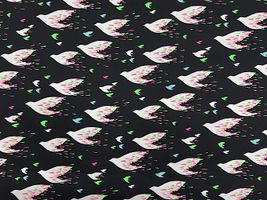 NEON羽ばたく鳥のオックスプリント_拡大イメージ