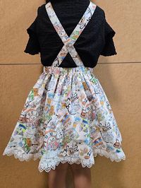 『Hoyoka』Alice in Nyanderlandのシーチングプリント_拡大イメージ
