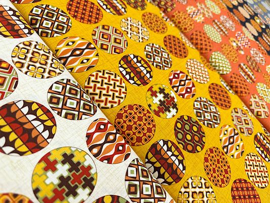 シーチングプリント un/no「RETROSPECTIVE CIRCLE」