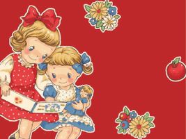 【現品限り特価】QUILT GATE「マーガレット＆ソフィ5」絵本レッド