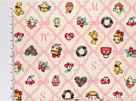 QUILT GATE「マーガレット＆ソフィ8」オフ白×薄ピンク