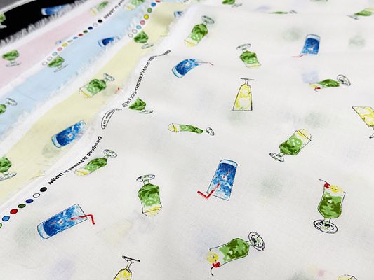 my piece of fabric クリームソーダの60ローンプリント