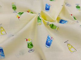 my piece of fabric クリームソーダの60ローンプリント_拡大イメージ