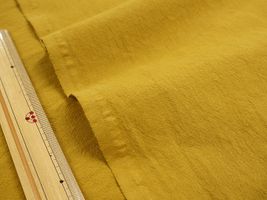 トリプルワッシャー加工「万葉木綿」マスタード