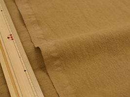 トリプルワッシャー加工「万葉木綿」キャメル