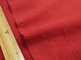 トリプルワッシャー加工「万葉木綿」レッド