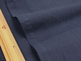 トリプルワッシャー加工「万葉木綿」ネイビー