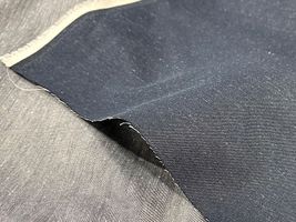 【現品限り特価】広幅スーピマコットンリネンデニム_拡大イメージ