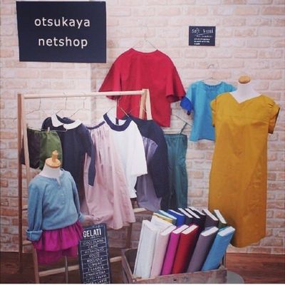 お洋服づくりのための ソフトブロード無地