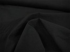 お洋服づくりのための ソフトブロード無地ブラック