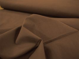 お洋服づくりのための ソフトブロード無地ブラウン