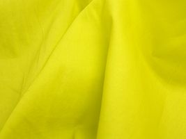 お洋服づくりのための ソフトブロード無地ライムイエロー
