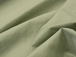 お洋服づくりのための ソフトブロード無地ライトカーキ