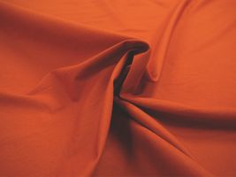 お洋服づくりのための ソフトブロード無地ダークオレンジ