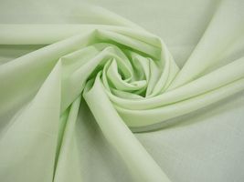 お洋服づくりのための シルキー綿ローンパステルグリーン