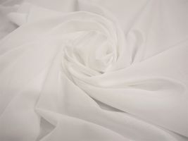 お洋服づくりのための シルキー綿ローンオフホワイト