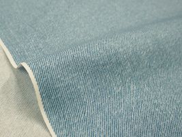 オックスプリント 「ベーシックデニム」淡い青