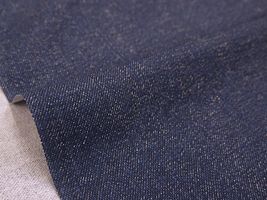 オックスプリント 「ベーシックデニム」濃い青