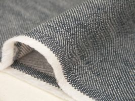 やわらかデニム無地ビンテージブルー