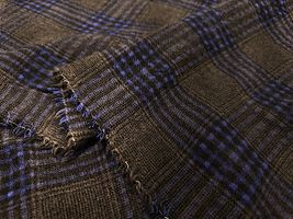 【現品限り特価】ブルーラインウールチェック_拡大イメージ