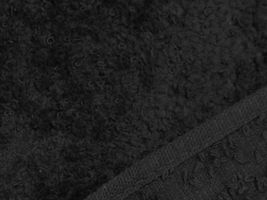 シャーリング・タオル無地黒