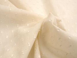 ブラウスを作りたくなるスノーカットドビー生成(綿かす残し)