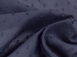 ブラウスを作りたくなるスノーカットドビーネイビー