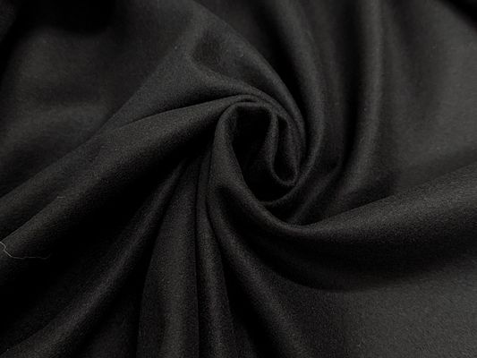 【現品限り特価】ウールフラノブラック