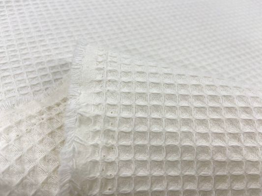 コットンワッフル無地