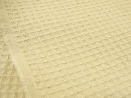 コットンワッフル無地生成(綿かす残し)