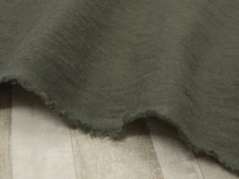 綿麻タンブラーワッシャー無地「MACARON」カーキ