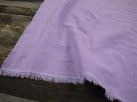 綿麻タンブラーワッシャー無地「MACARON」ラベンダー