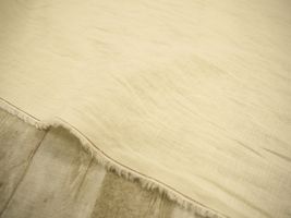 綿麻タンブラーワッシャー無地「MACARON」バニラ