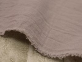 綿麻タンブラーワッシャー無地「MACARON」アッシュローズ