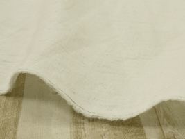 綿麻タンブラーワッシャー無地「MACARON」オフホワイト