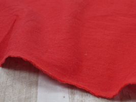 綿麻タンブラーワッシャー無地「MACARON」レッド