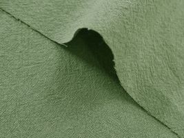 【複数枚になる場合あり】綿麻先染ワッシャー無地ライトカーキ