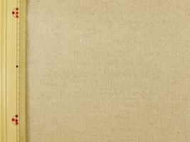 綿麻先染ワッシャー無地生成(綿かす残し)