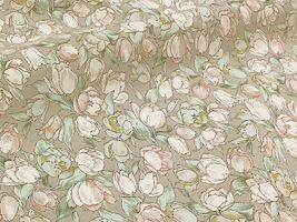 Nostalgia Collection スケアプリント「マリエッタ」グレージュ