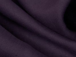 ヨーロピアン 広幅 ソフトリネン無地濃赤紫