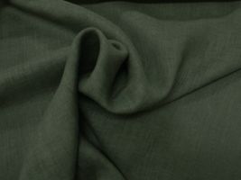 ソフトな 麻シーチング無地 極（きわみ)カーキ