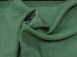 ソフトな 麻シーチング無地 極（きわみ)うぐいす