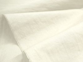 Exclusive collection 洗いざらし風コットンリネン高密度クロスオフホワイト