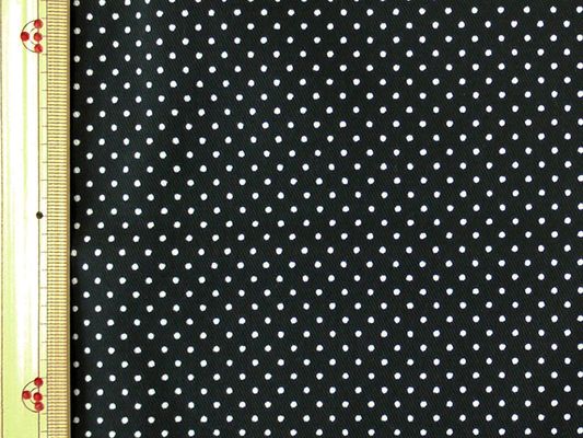 ツイル ピンドットプリント